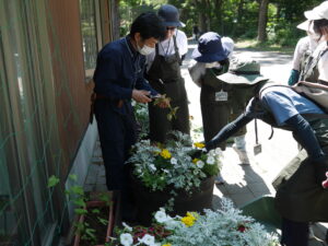 切り戻した場所を確認中