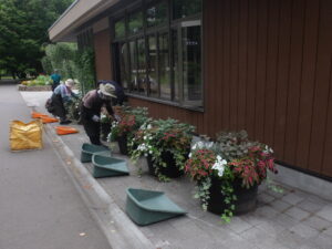 メンテナンス中の様子