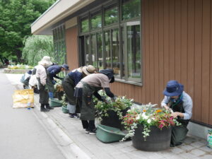 切り戻し作業中