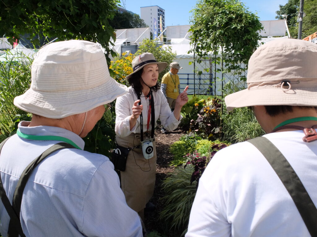 2024年さっぽろまちづくりガーデニング講座第13回目-実習風景