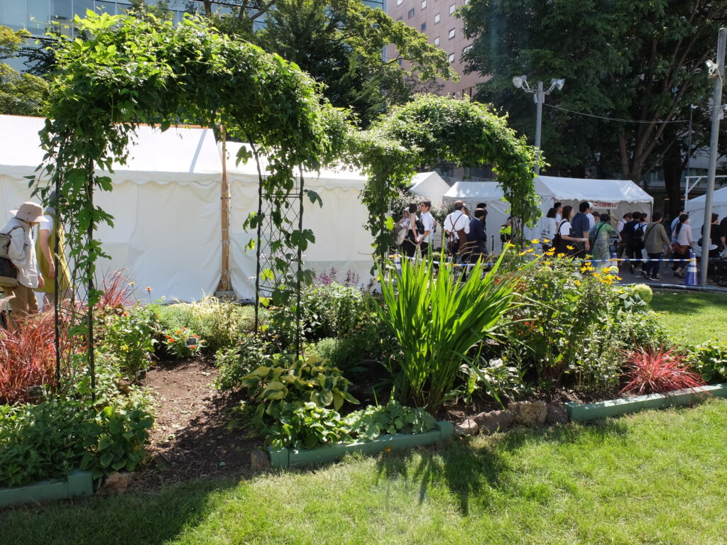 2024年さっぽろまちづくりガーデニング講座第13回目-実習会場の様子