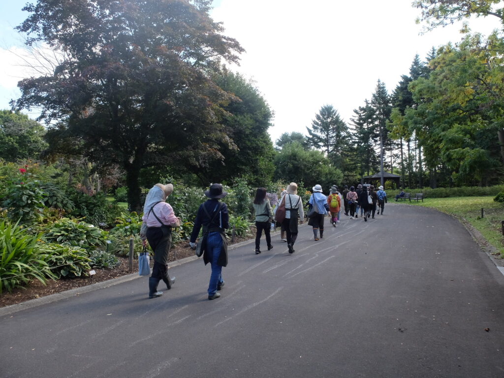 2024年さっぽろまちづくりガーデニング講座第14回目-移動風景