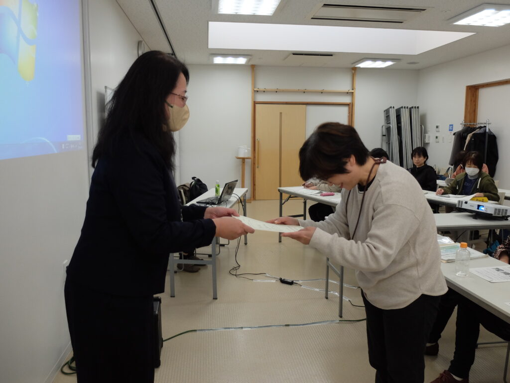 2024年さっぽろまちづくりガーデニング講座第17回目-修了式の様子