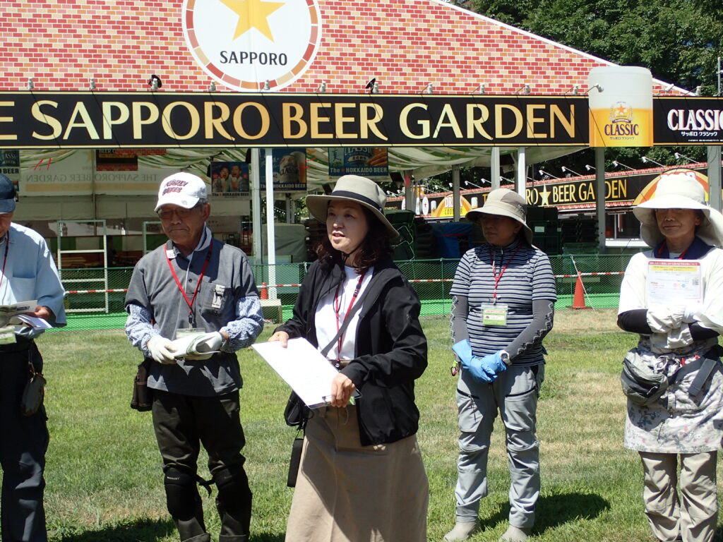 2025年さっぽろまちづくりガーデニング講座第10回目－講義・実習風景