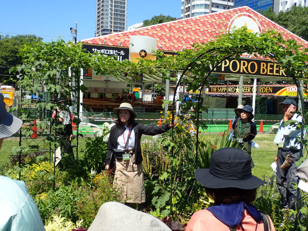 2025年さっぽろまちづくりガーデニング講座第10回目－講義・実習風景