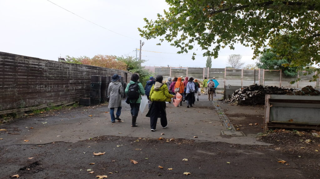 2025年さっぽろまちづくりガーデニング講座第15回目－移動の様子