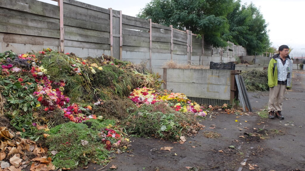 2025年さっぽろまちづくりガーデニング講座第15回目－草堆肥の様子