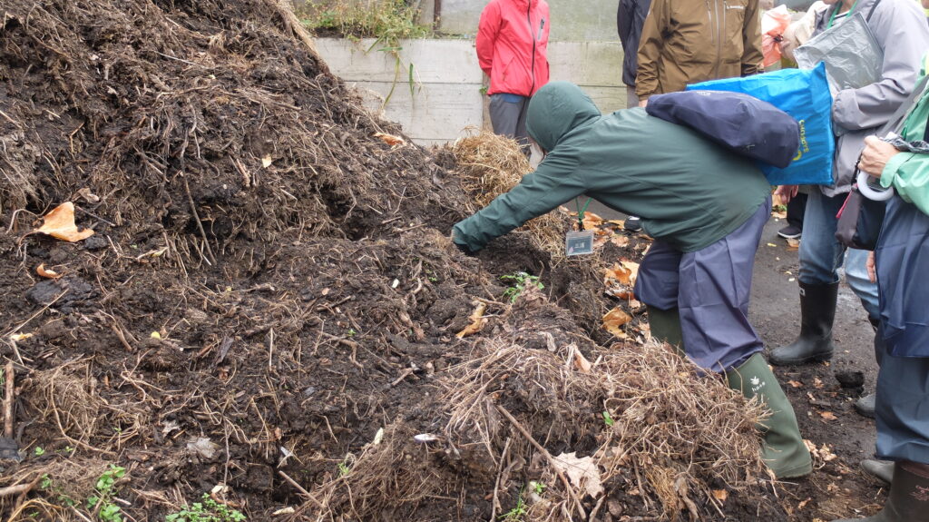 2025年さっぽろまちづくりガーデニング講座第15回目－堆肥の様子