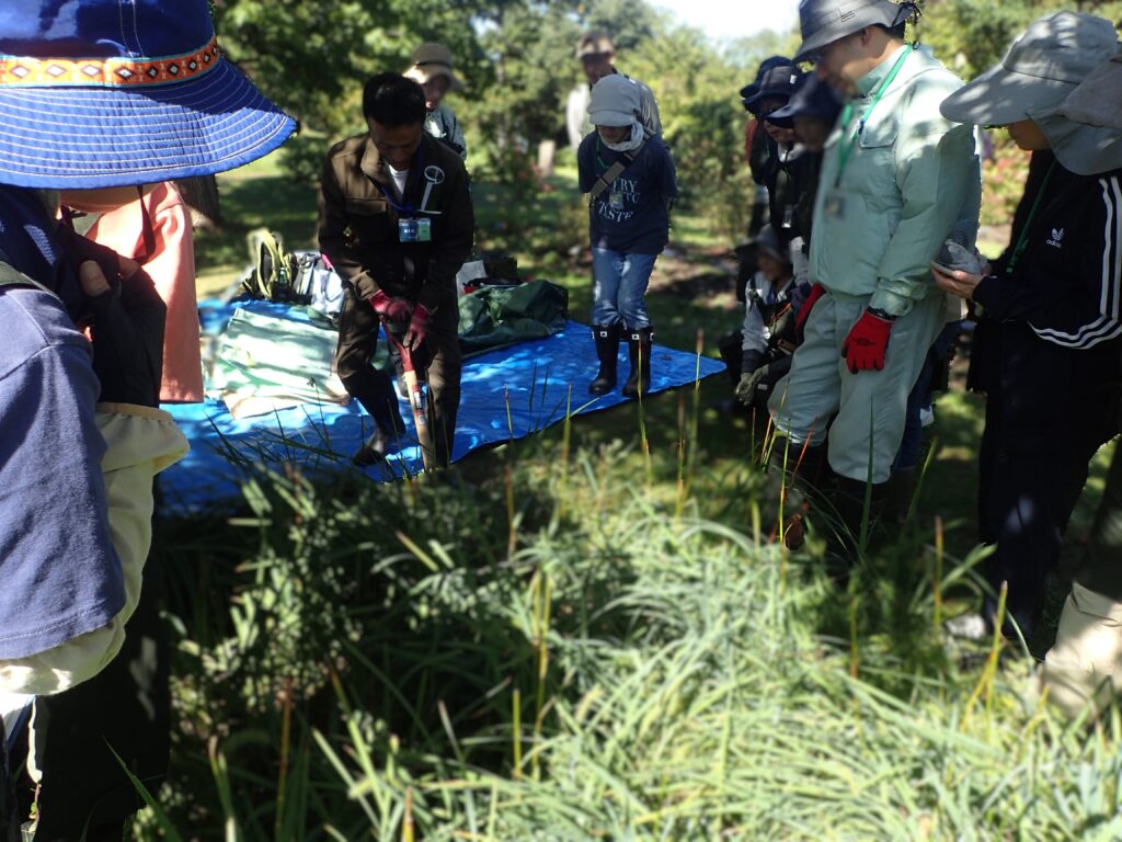 2025年さっぽろまちづくりガーデニング講座第14回目－実習風景