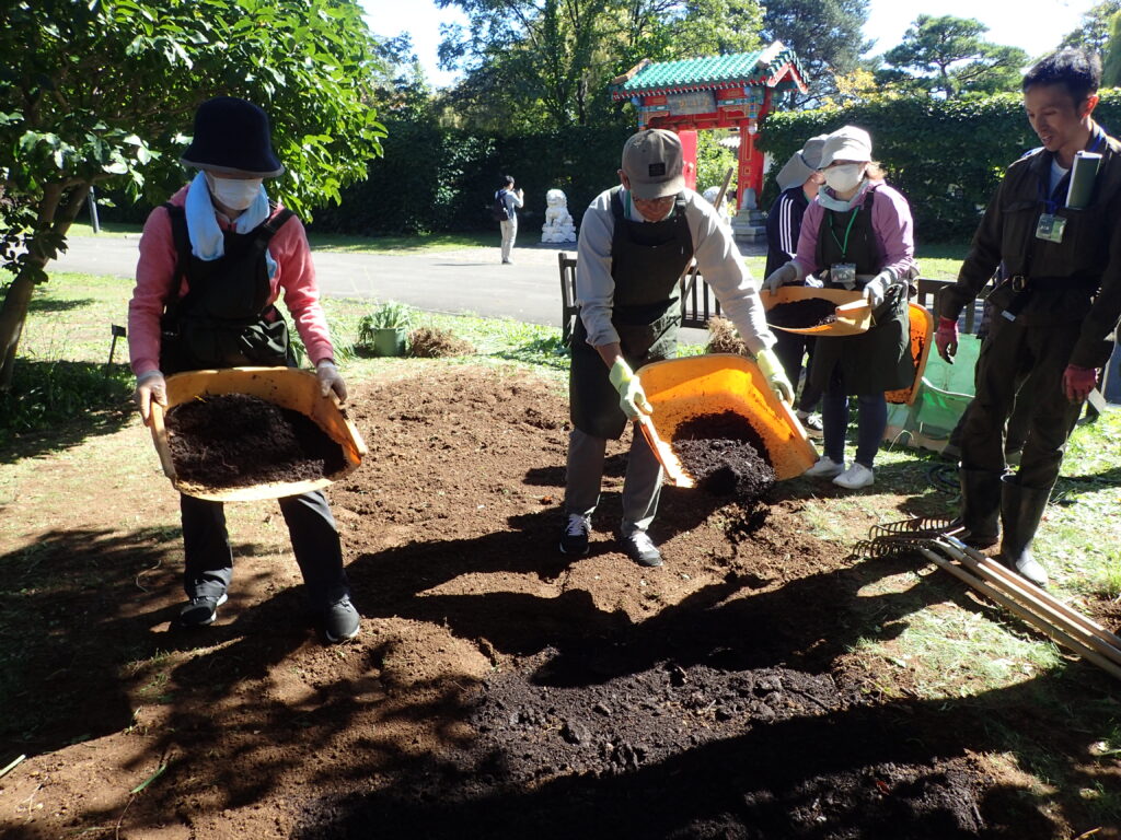 2025年さっぽろまちづくりガーデニング講座第14回目－実習風景