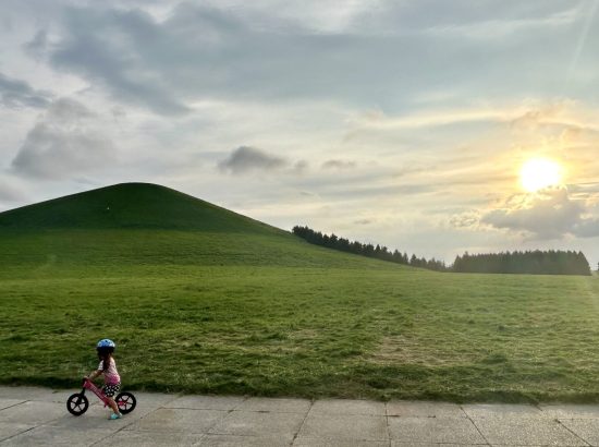 2024準グランプリ_夕陽に向かって_モエレ沼公園