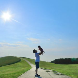 111_パパと娘/モエレ沼公園