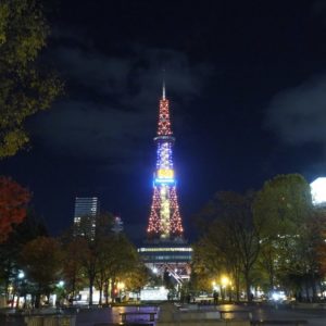 118_テレビ塔の夜景/大通公園