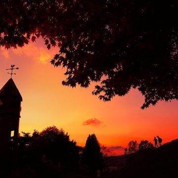 180_茜の空に/西岡ぬまた公園
