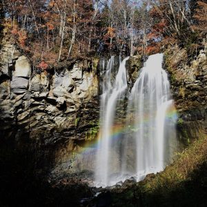 303_虹の架かるアシリベツの滝/滝野すずらん丘陵公園