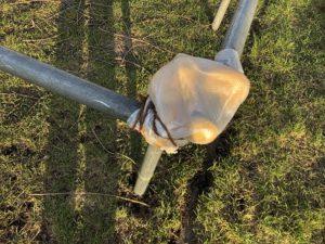 継ぎ目のアップの写真