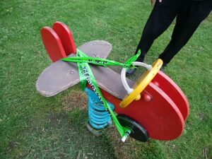 スプリング遊具の写真