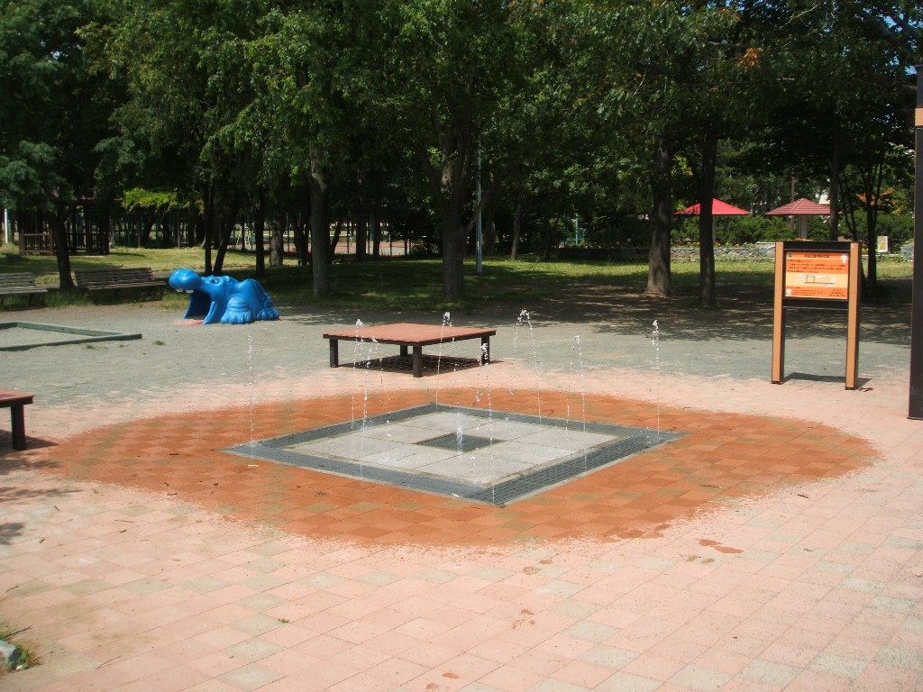 噴水開始のお知らせ