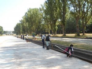 カナール清掃作業の様子