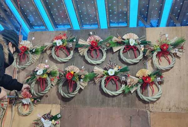 リースのお正月飾り