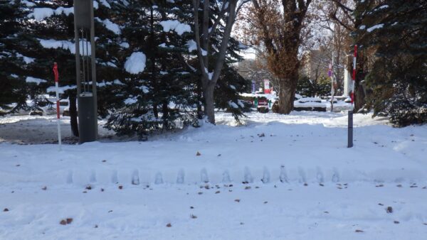 小さな雪だるま