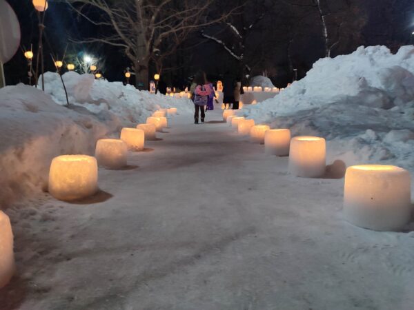 スノーキャンドルろーど