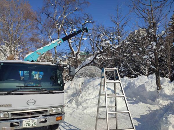 28日。昨日の何かの上にスケスケヘルメット着陸。