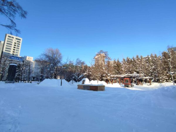 28日。木枠ツインズが仕上げた私のお立ち台。