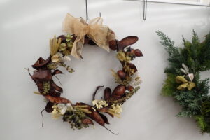 シックなクリスマスリースリース