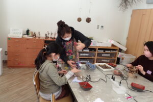 道具の使い方のコツも教えてもらえます。