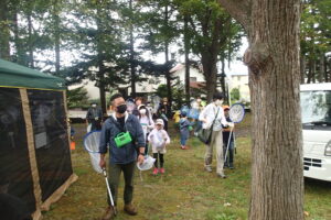 はじめてのムシさんぽに参加したお子さんたち