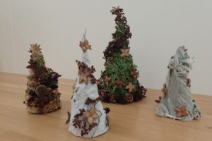 三角錐のクリスマスオブジェ