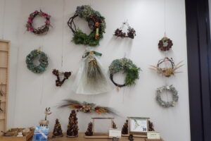 手作りのリース