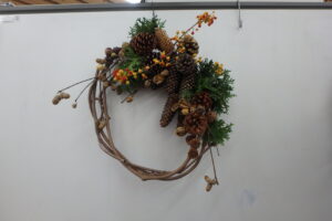 参加者の皆様の作ったリース
