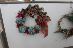 参加者の皆様の作ったリース