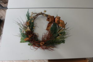 参加者の皆様の作ったリース