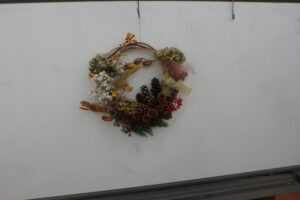 参加者の皆様の作ったリース