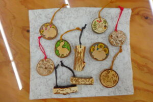 干支のウサギのストラップ