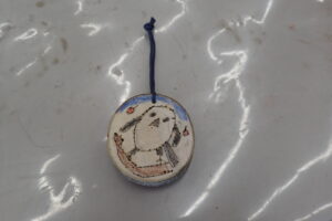 バーニングペンで書いたストラップ