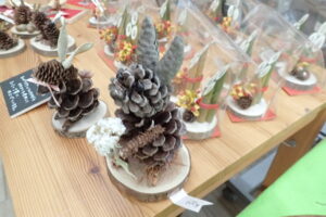 お正月飾りのコーナー