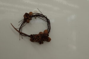 参加者の皆さんの作ったリース