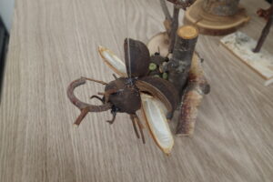 カブトムシのクラフト