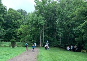 コシボソヤンマを狙う子供