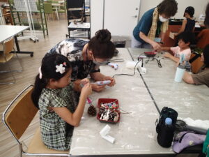 ボランティアさんと参加者の皆さん