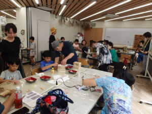 ボランティアさんと参加者の皆さん