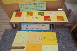 フェルトにくっついたひっつきむし