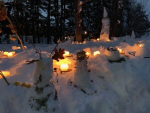 スノーキャンドルの会場の様子