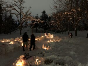 スノーキャンドルの会場の様子