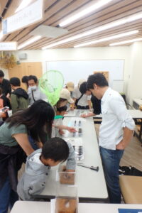 生きものコーナーの様子