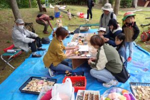 プレーパークコーナーの様子